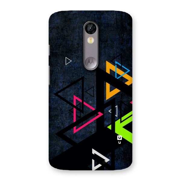 Coloured Triangles Back Case for Moto X Force