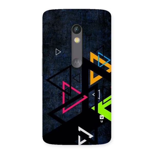 Coloured Triangles Back Case for Moto X Play