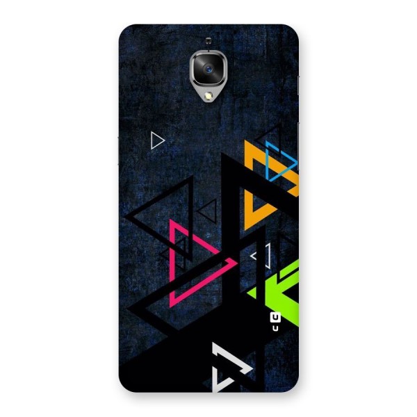 Coloured Triangles Back Case for OnePlus 3T