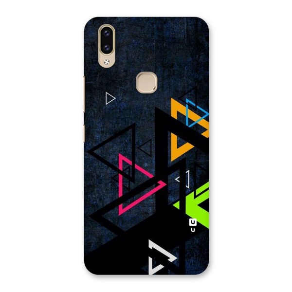 Coloured Triangles Back Case for Vivo V9