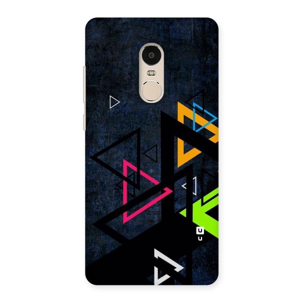 Coloured Triangles Back Case for Xiaomi Redmi Note 4