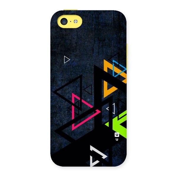 Coloured Triangles Back Case for iPhone 5C