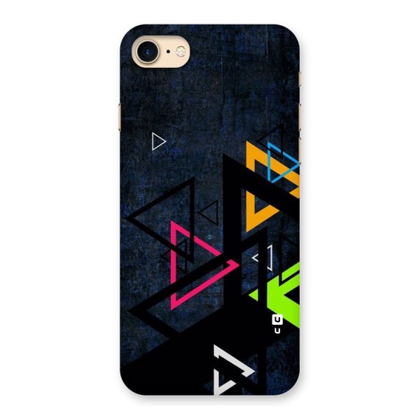 Coloured Triangles Back Case for iPhone 7