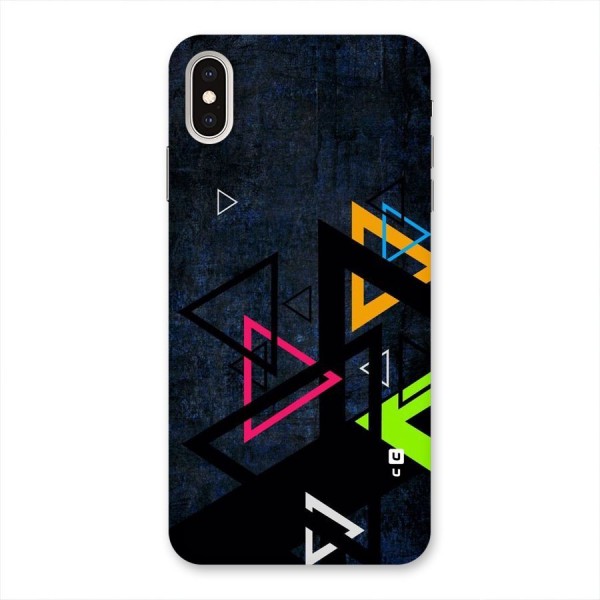 Coloured Triangles Back Case for iPhone XS Max