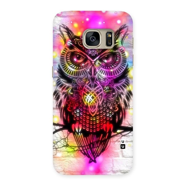Colourful Owl Back Case for Galaxy S7