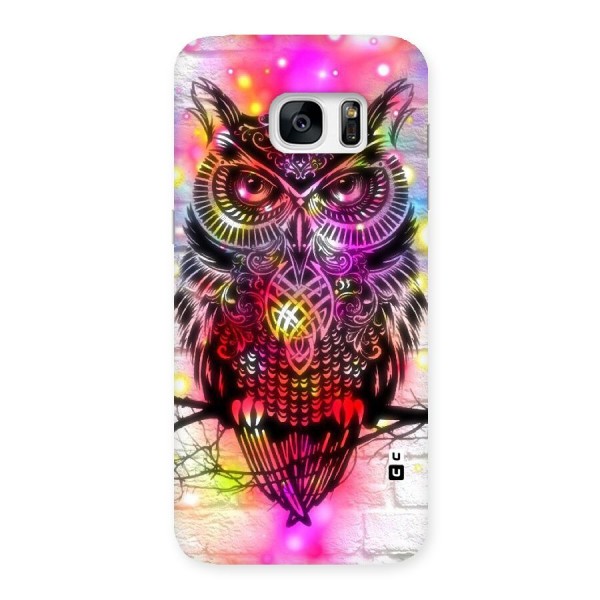 Colourful Owl Back Case for Galaxy S7 Edge