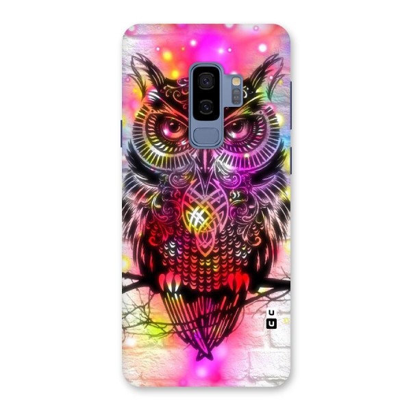 Colourful Owl Back Case for Galaxy S9 Plus