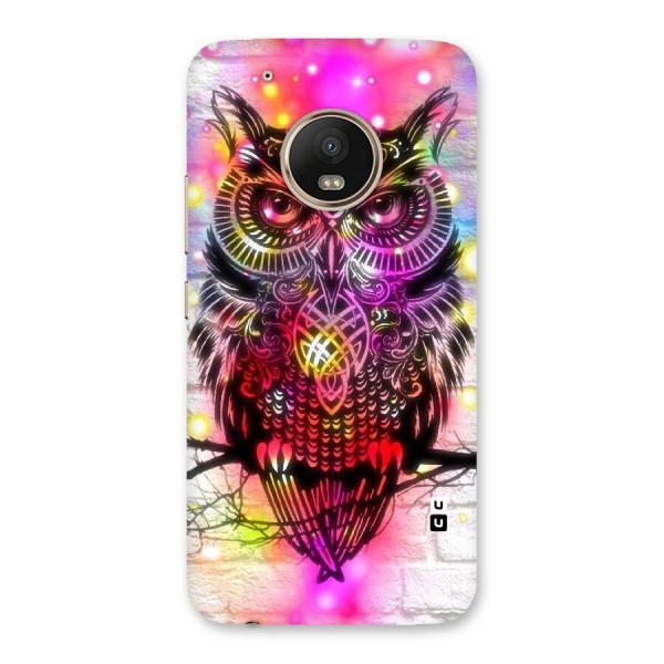 Colourful Owl Back Case for Moto G5 Plus
