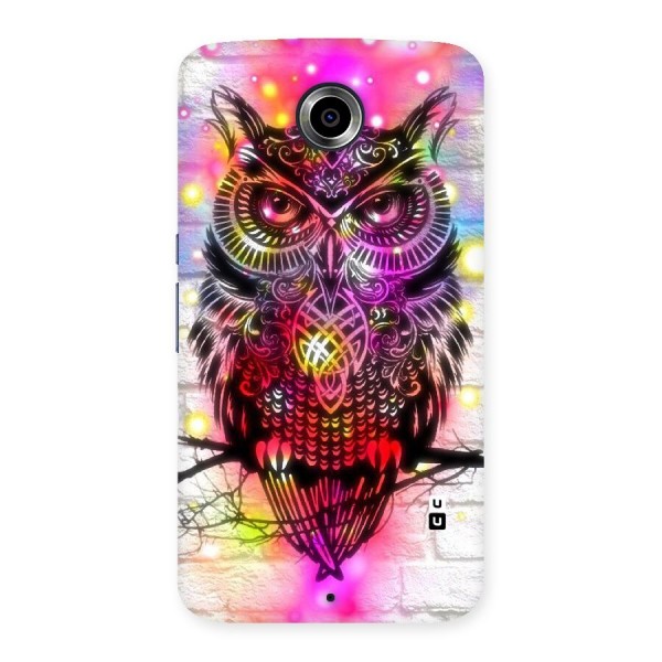 Colourful Owl Back Case for Nexsus 6