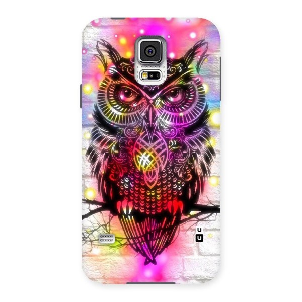 Colourful Owl Back Case for Samsung Galaxy S5