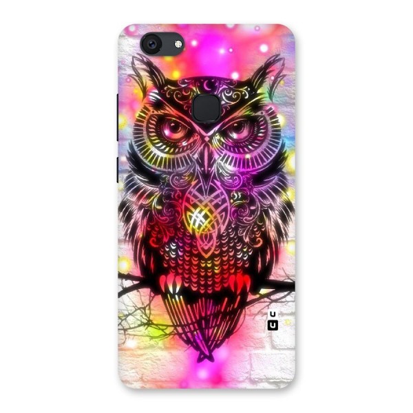 Colourful Owl Back Case for Vivo V7 Plus