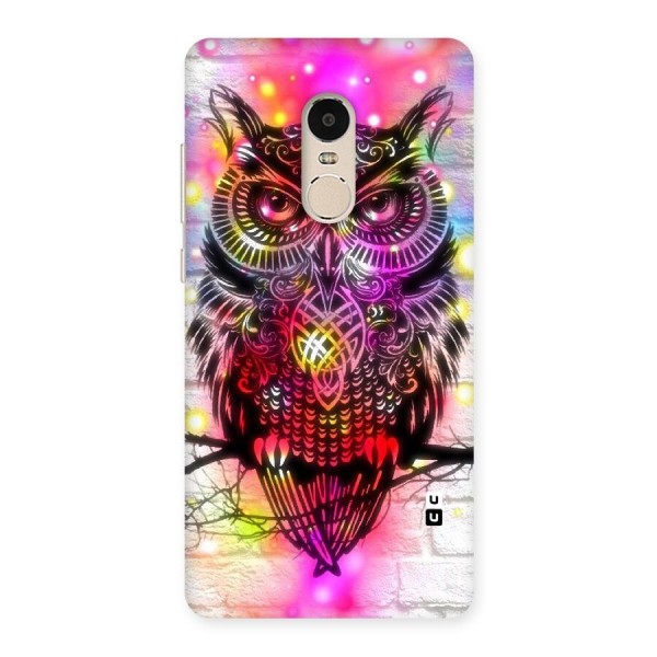 Colourful Owl Back Case for Xiaomi Redmi Note 4