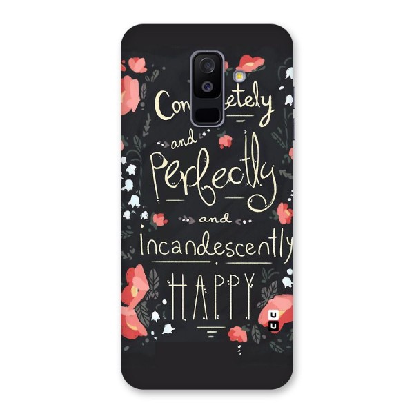 Completely Happy Back Case for Galaxy A6 Plus