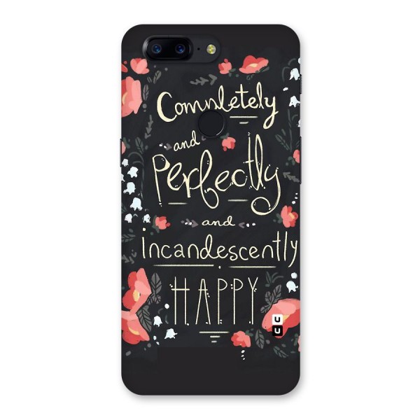 Completely Happy Back Case for OnePlus 5T