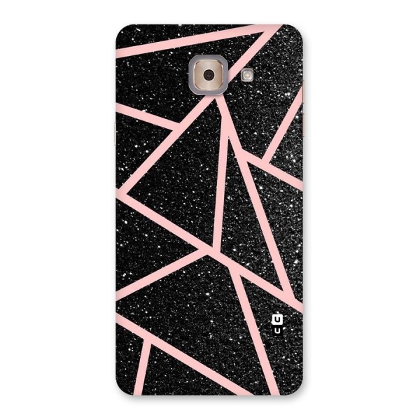 Concrete Black Pink Stripes Back Case for Galaxy J7 Max