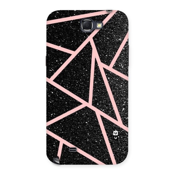 Concrete Black Pink Stripes Back Case for Galaxy Note 2