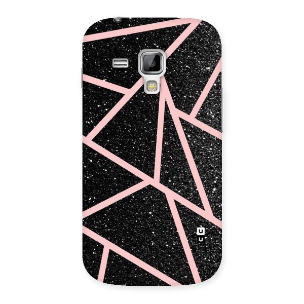 Concrete Black Pink Stripes Back Case for Galaxy S Duos