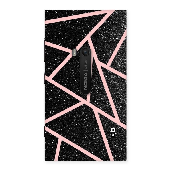 Concrete Black Pink Stripes Back Case for Lumia 920