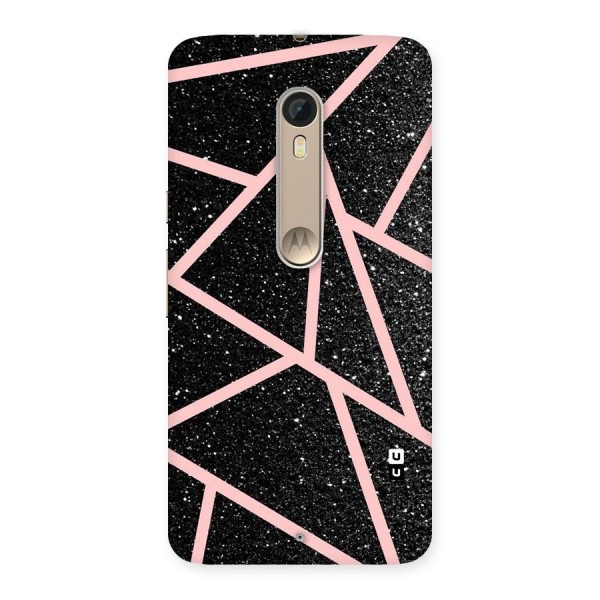 Concrete Black Pink Stripes Back Case for Motorola Moto X Style