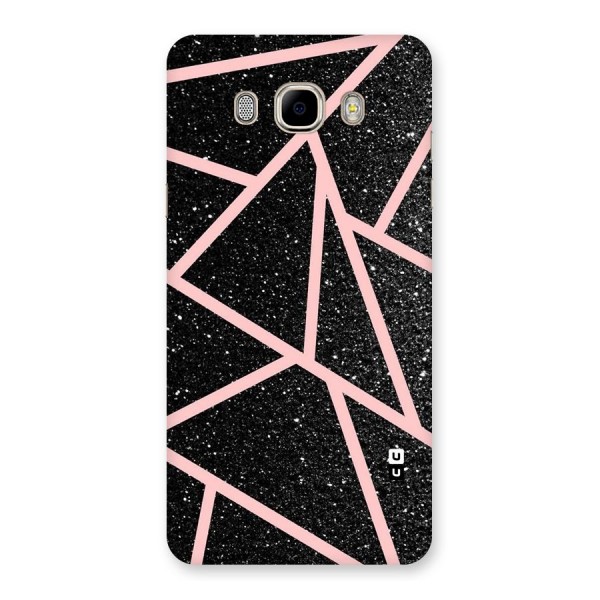 Concrete Black Pink Stripes Back Case for Samsung Galaxy J7 2016