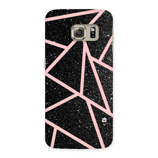 Concrete Black Pink Stripes Back Case for Samsung Galaxy S6 Edge