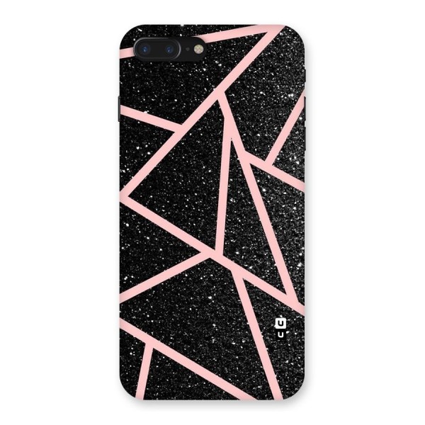 Concrete Black Pink Stripes Back Case for iPhone 7 Plus