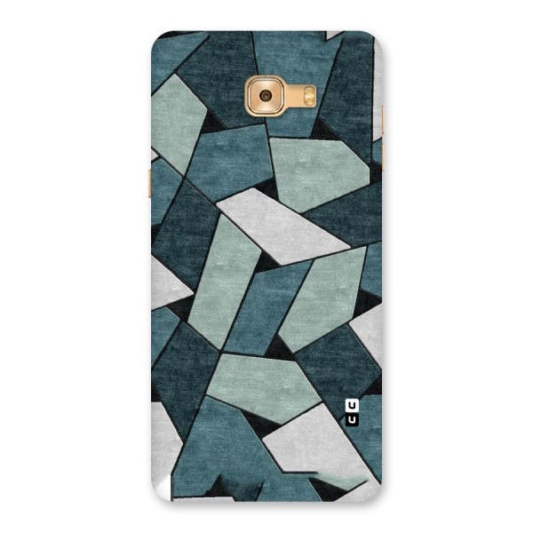 Concrete Green Abstract Back Case for Galaxy C9 Pro