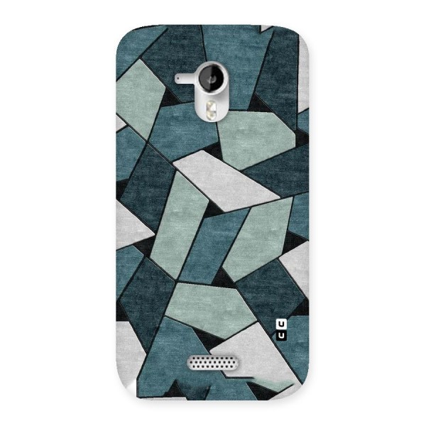 Concrete Green Abstract Back Case for Micromax Canvas HD A116