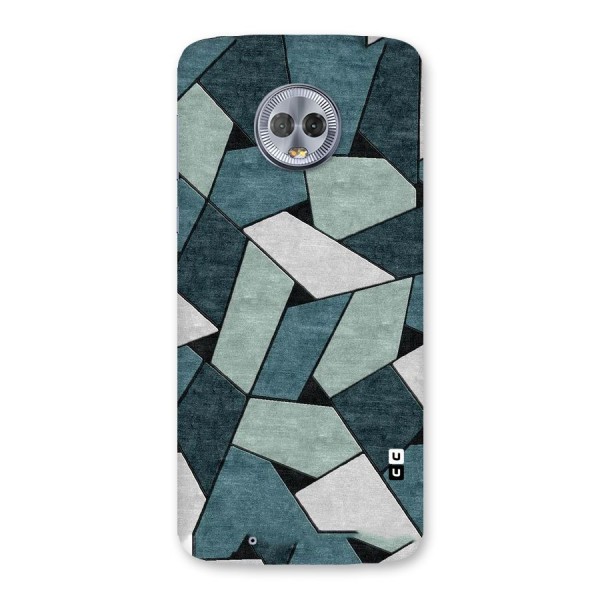 Concrete Green Abstract Back Case for Moto G6