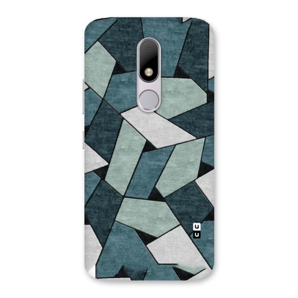 Concrete Green Abstract Back Case for Moto M