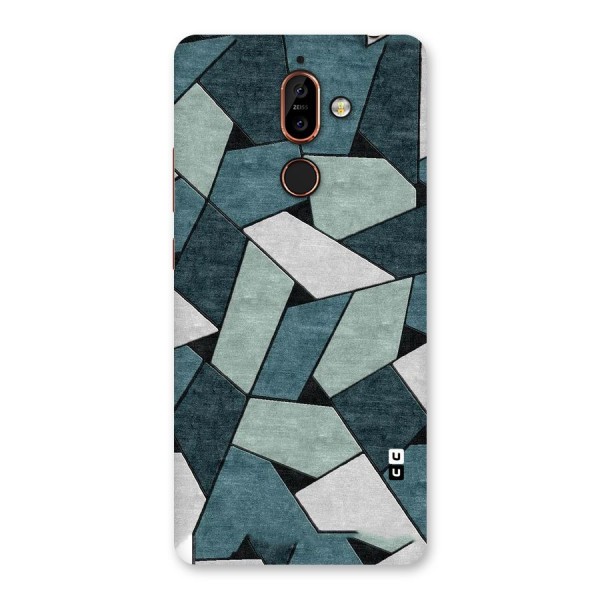 Concrete Green Abstract Back Case for Nokia 7 Plus