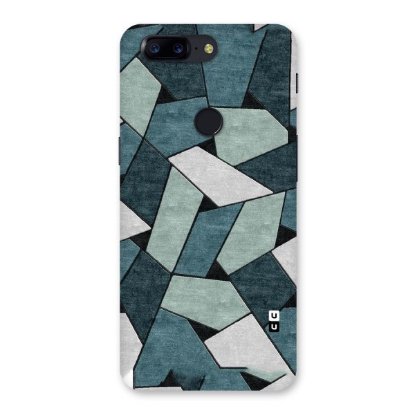 Concrete Green Abstract Back Case for OnePlus 5T