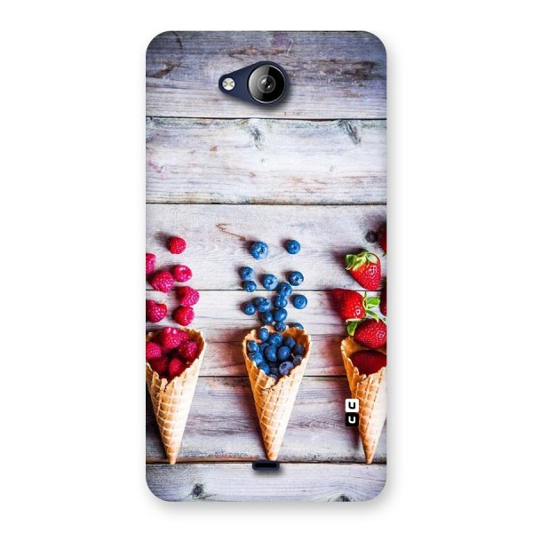 Cone Fruits Design Back Case for Canvas Play Q355
