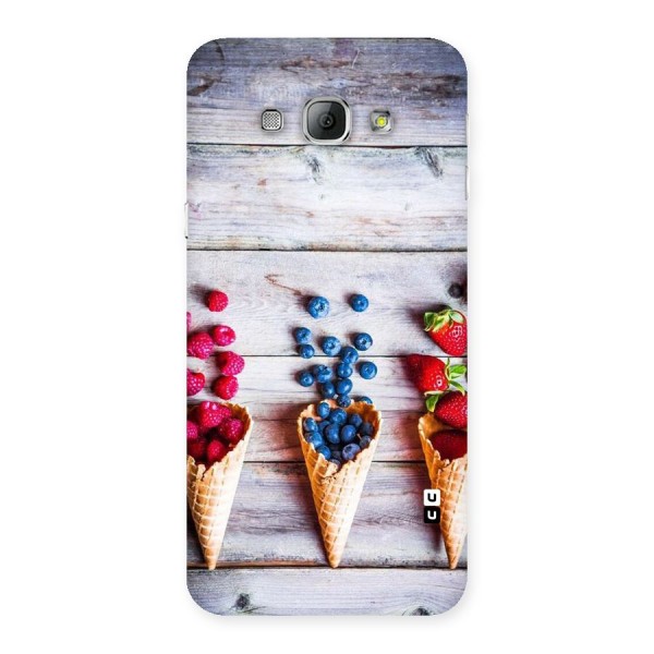 Cone Fruits Design Back Case for Galaxy A8