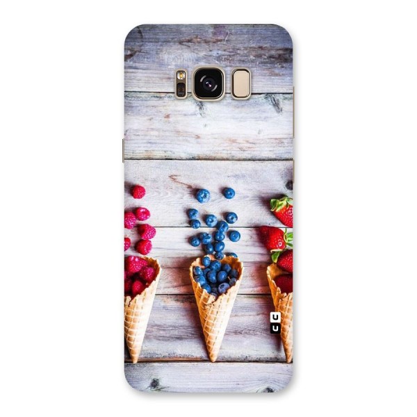 Cone Fruits Design Back Case for Galaxy S8