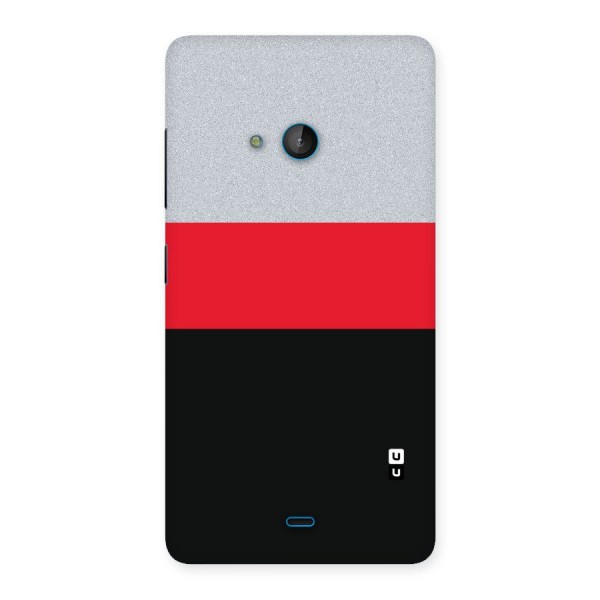 Cool Melange Stripe Back Case for Lumia 540