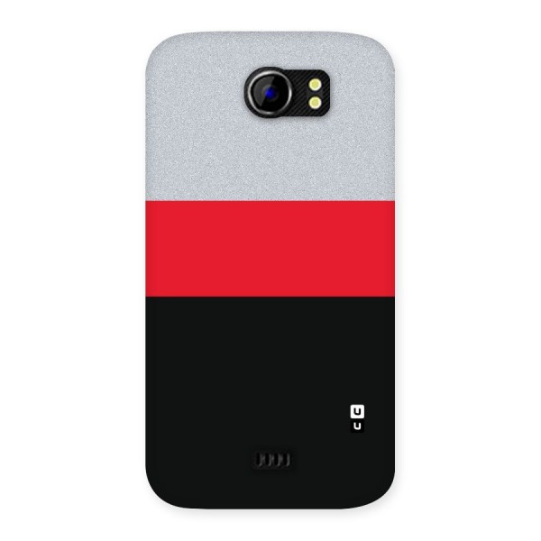 Cool Melange Stripe Back Case for Micromax Canvas 2 A110