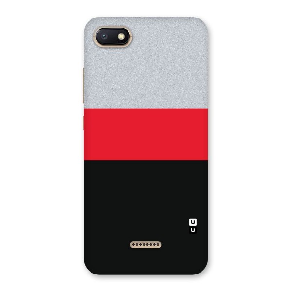 Cool Melange Stripe Back Case for Redmi 6A