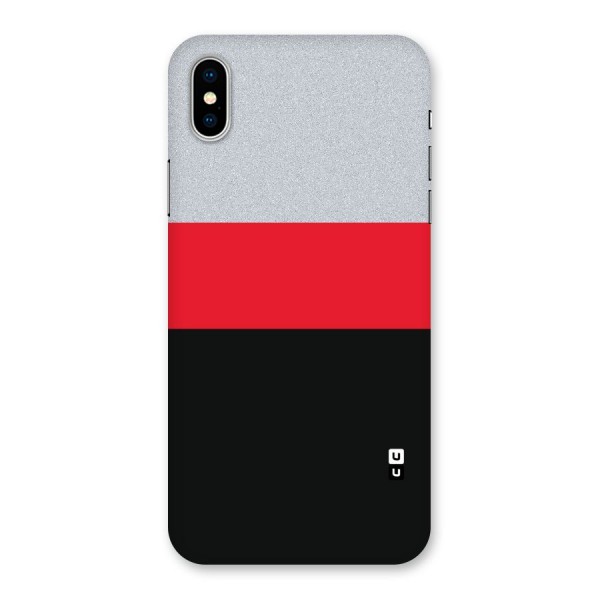 Cool Melange Stripe Back Case for iPhone XS