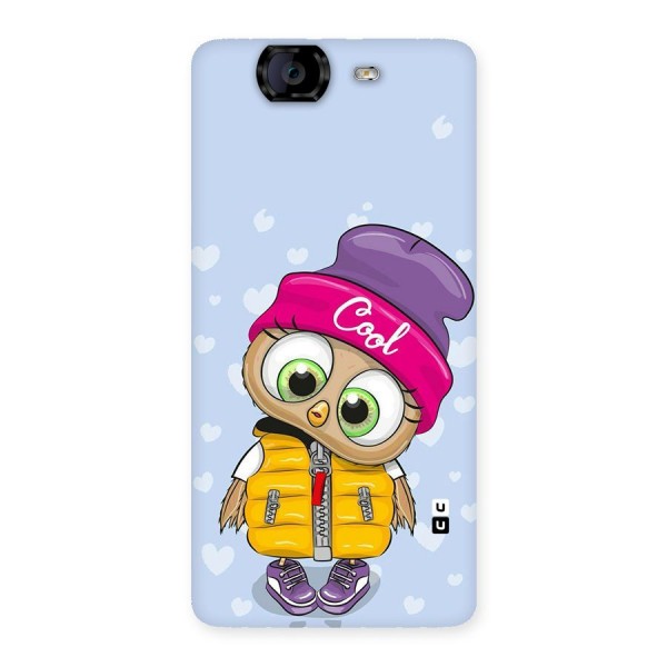 Cool Owl Back Case for Canvas Knight A350