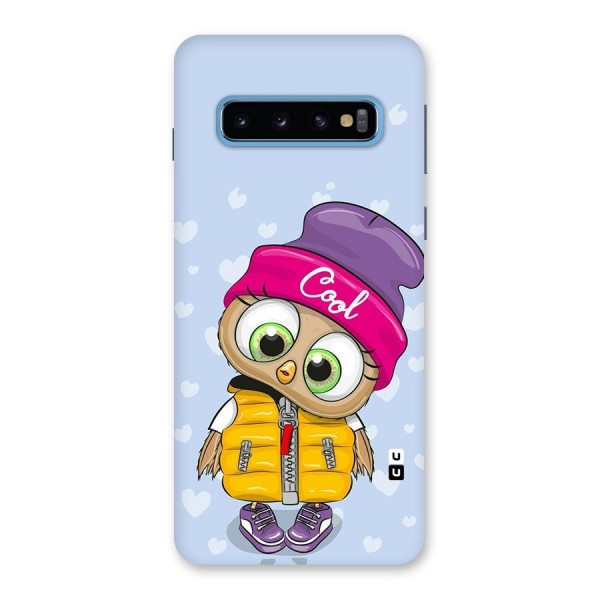 Cool Owl Back Case for Galaxy S10