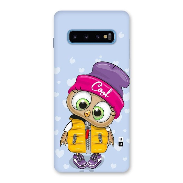 Cool Owl Back Case for Galaxy S10 Plus
