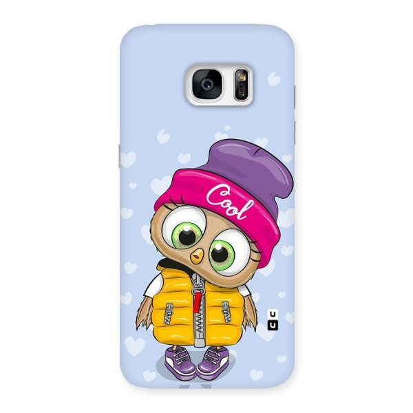 Cool Owl Back Case for Galaxy S7 Edge