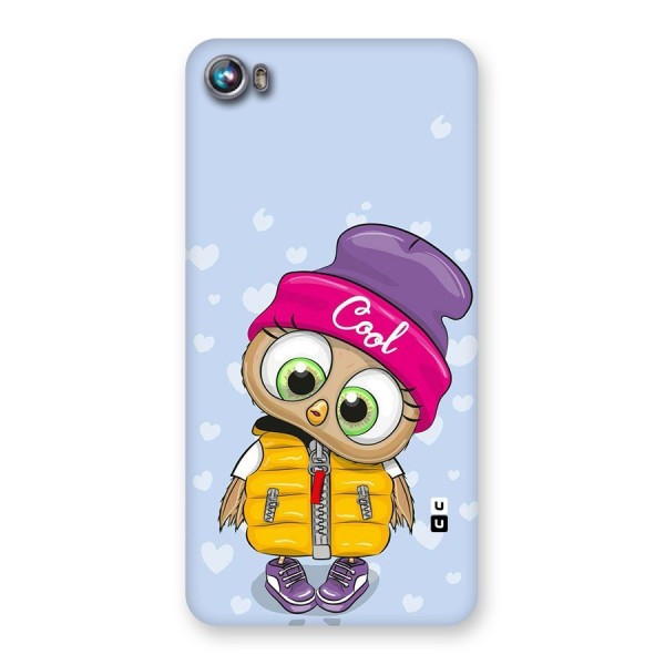 Cool Owl Back Case for Micromax Canvas Fire 4 A107
