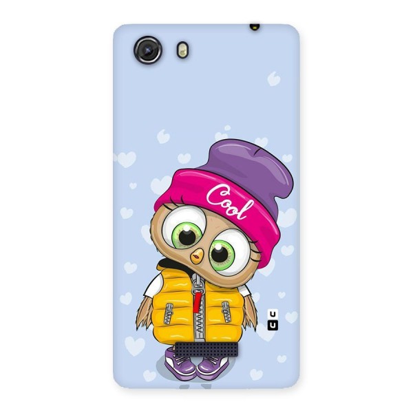 Cool Owl Back Case for Micromax Unite 3