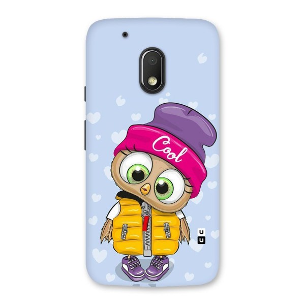 Cool Owl Back Case for Moto G4 Play