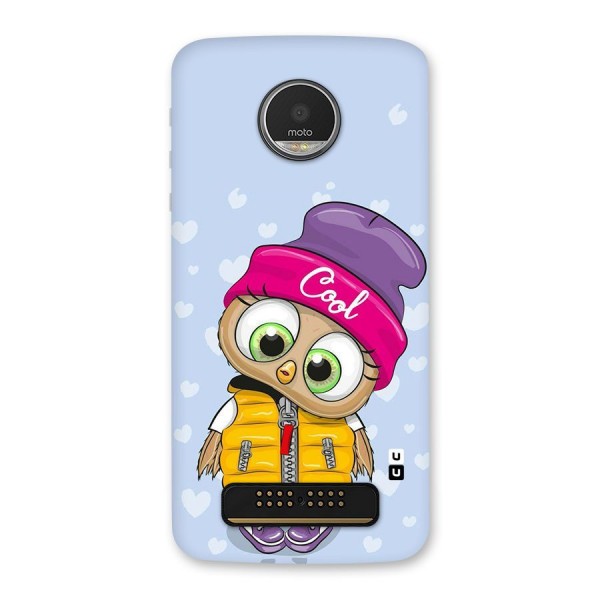 Cool Owl Back Case for Moto Z Play