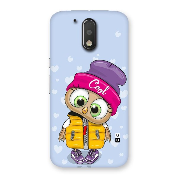 Cool Owl Back Case for Motorola Moto G4