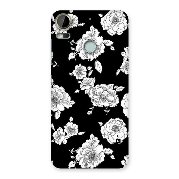 Cool Pattern Flowers Back Case for Desire 10 Pro