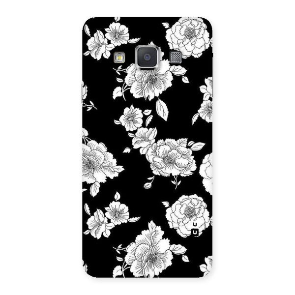 Cool Pattern Flowers Back Case for Galaxy A3